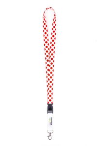 Biało czerwona kropki